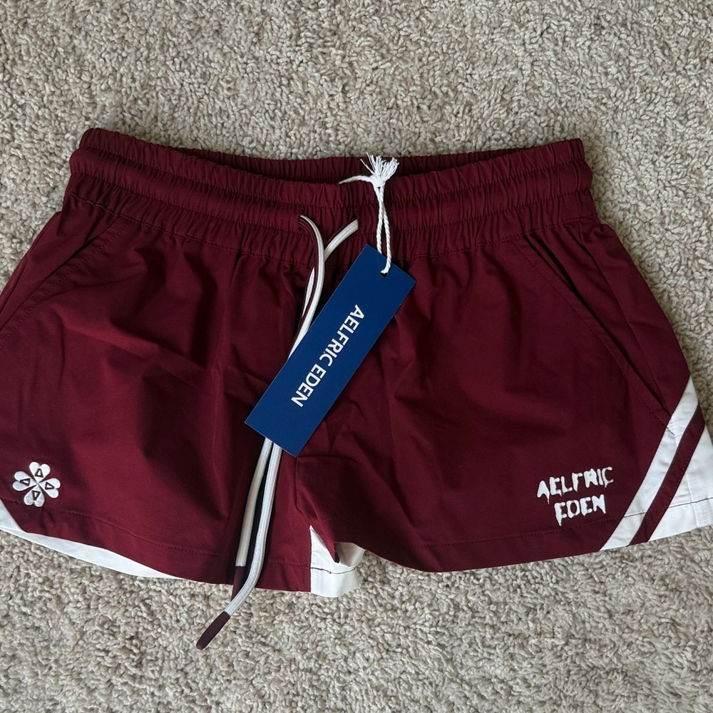 Aelfric Eden Women's Maroon Athletic Shorts